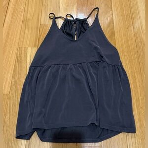 American Eagle Outfitters Dark Gray Halter Tank Top